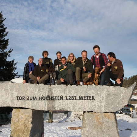 Die Mitarbeiter auf dem Westwegportal